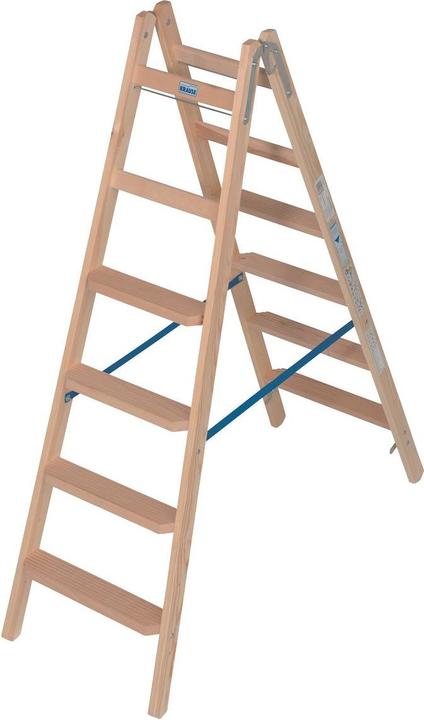 Image du produit Krause KRAU 818331 Échelle bois à marches/échelons Échelle double 2x6 (Échelle deux plans)