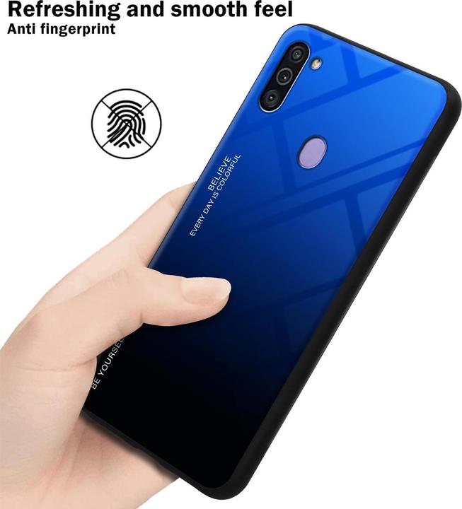 Produktbild Cadorabo TPU 2 Farben Glas Cover (Samsung Galaxy A11, Samsung Galaxy M11)