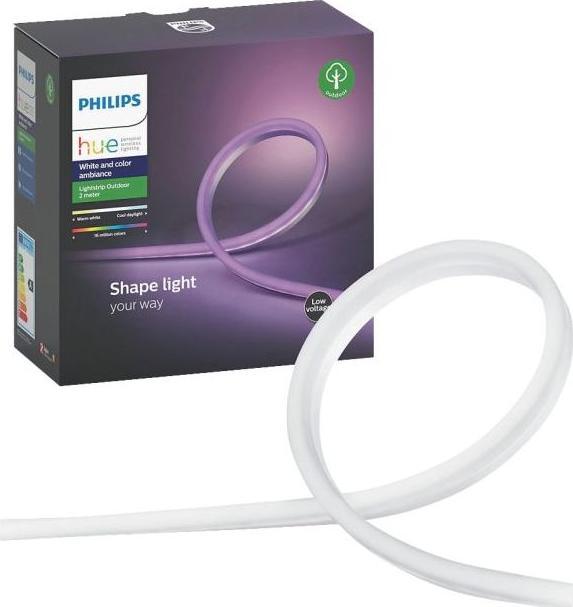 Image du produit Philips Hue Hue LED Stripe Lightstrip Outdoor (DE Connecteur) (Multicolore, 200 cm, Extérieur)