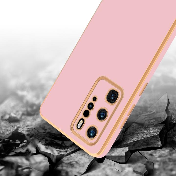 Produktbild Cadorabo Hülle für Huawei P40 PRO / P40 PRO+ im TPU mit Kameraschutz LM130 Style (Huawei P40 Pro+)