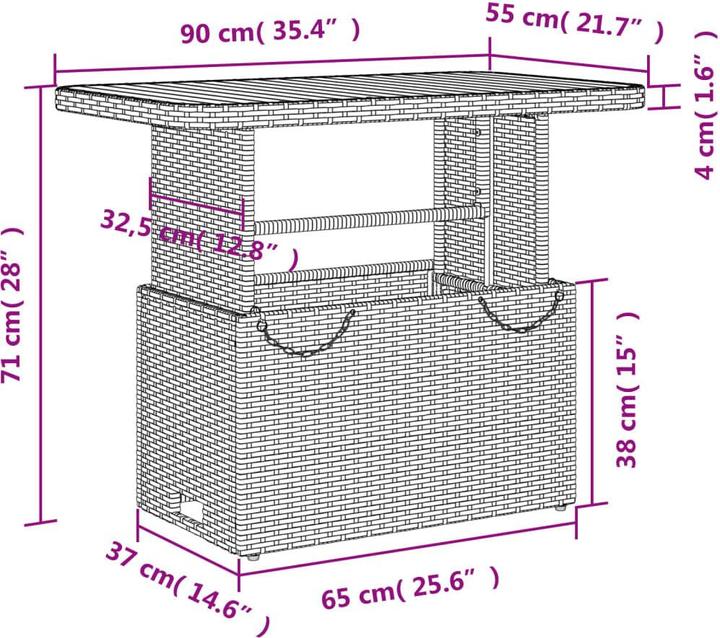 Actual product image VidaXL Jemie (55 cm)