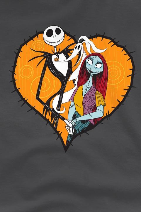 Immagine prodotto The Nightmare Before Christmas Maglietta Jack Sally Cuore Bambini (140)