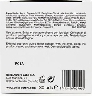 Produktbild Bella Aurora LIMPIEZA FACIAL discos exfoliantes anti-manchas 30 u (Reinigungstücher)
