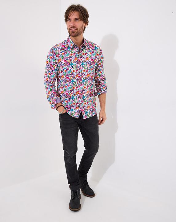 Actual product image Joe Browns Bright Floral Print Long Sleeve Shirt (S)