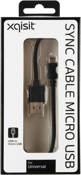 Produktbild Xqisit microUSB (1.80 m, USB 2.0)