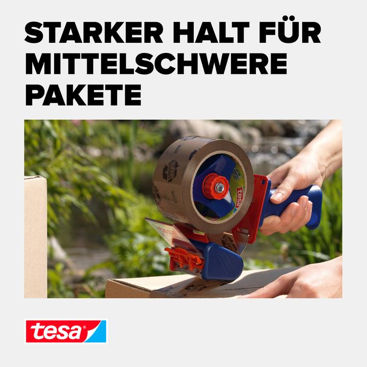 Produktbild tesa tesapack ECO & STRONG Paketband - Umweltschonendes Packband aus 100 % recyceltem Kunststoff (50 mm)