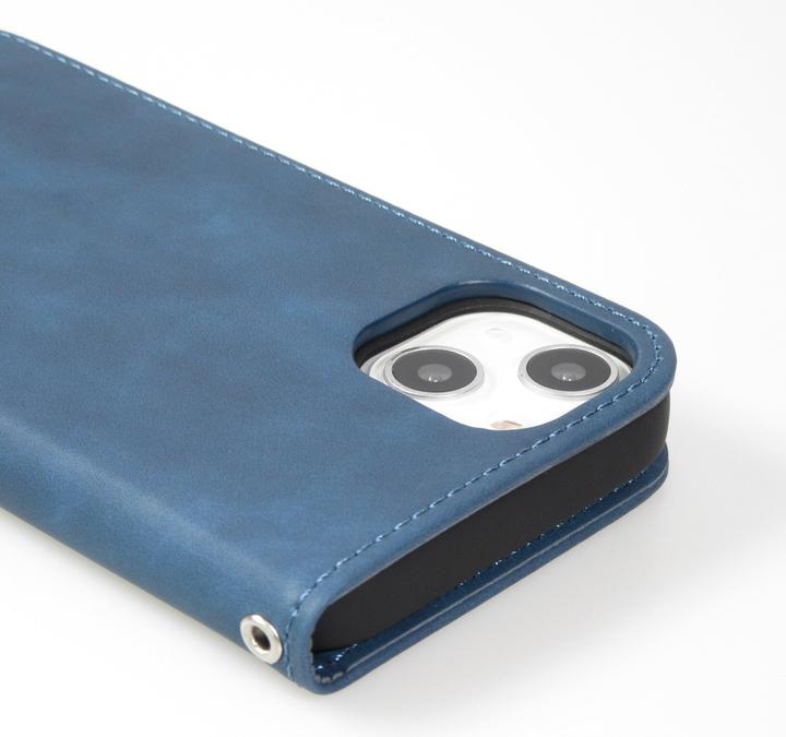 Produktbild PhoneLook Leder Tasche Flip Wallet vintage mit Magnetverschluss und Kartenhalter (Apple iPhone 15 Plus)