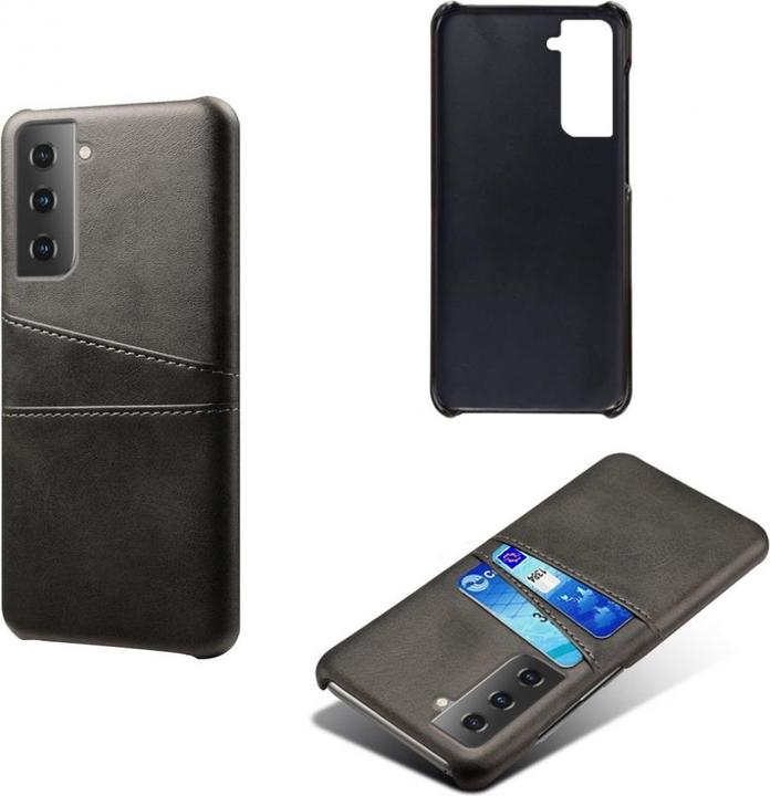 Actual product image Screenguard Samsung Galaxy S21 CardCaddy Leather Backcase with Card Pockets (Samsung Galaxy S21+)