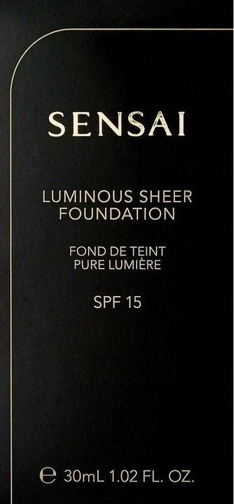 Actual product image Sensai Luminous Sheer Foundation (LS203 - Neutral Beige)