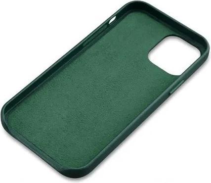 Produktbild iCarer iPhone 12/12 Pro - Echtleder Back Cover Etui, grün (RIX1206) (Apple iPhone 12, Apple iPhone 12 Pro)