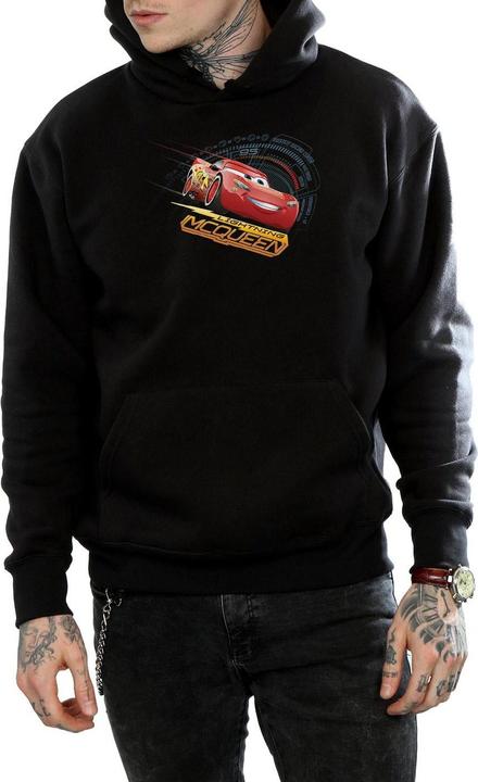 Immagine prodotto Disney Cars Lightning McQueen Felpa con Cappuccio Uomo (S)