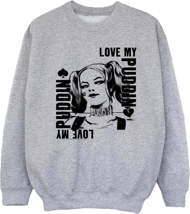 Suicide Squad Harley Love Puddin Sweatshirt Mädchen