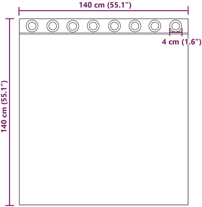 Immagine prodotto VidaXL Proskudiia (140 x 140 cm)