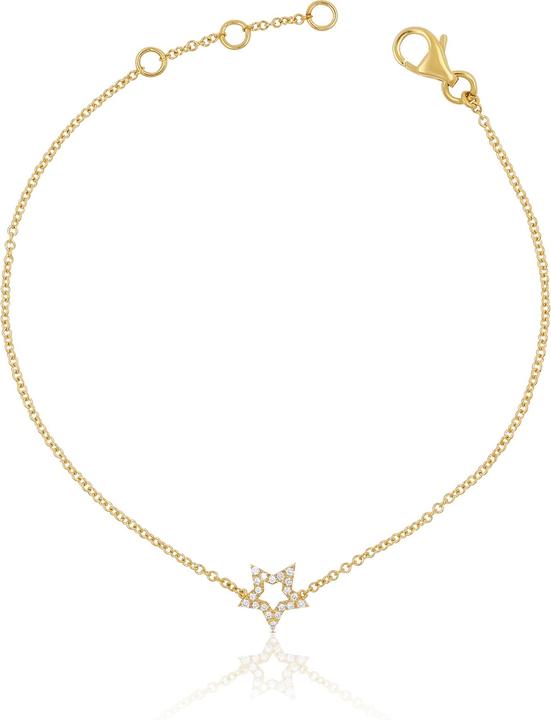 Muau Stern (19 cm, 750/18K Gelbgold)