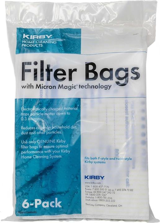 Immagine prodotto OTL 6 Stück Micron Magic Filtertüten für G3 bis G11 Staubsauger (6 x)