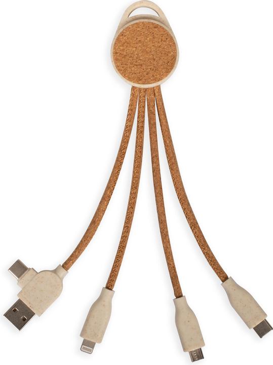Produktbild Livoo Ladekabel mit mehreren Endstücken (0.15 m, USB 3.2 Gen 1, 10 W)