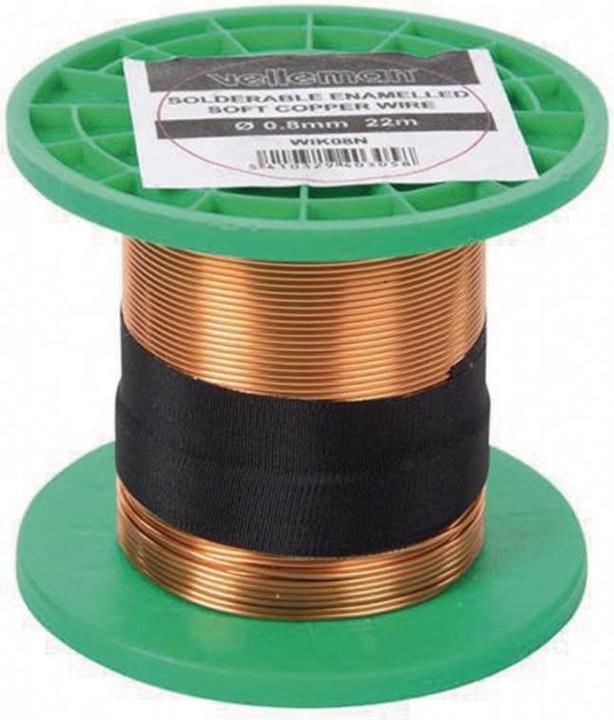Velleman WICK08N Wickeldraht Ø 0.8mm (22 m)
