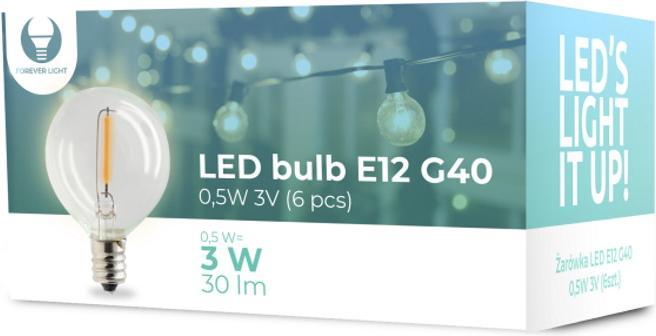 Produktbild Forever Light LED-Glühbirne (E12, 30 lm, 6 x)
