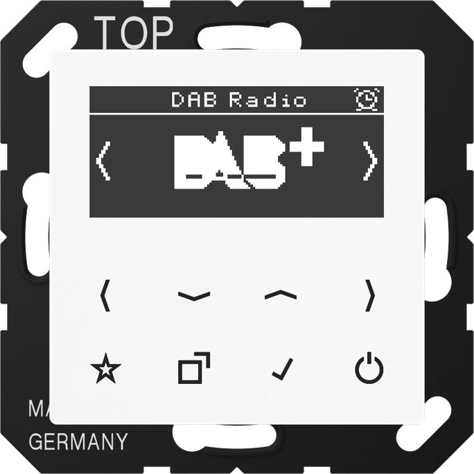 Actual product image JUNG Dabaww (DAB+, VHF)