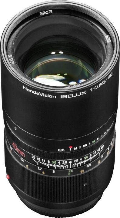 Actual product image Handevision Ibelux 40mm F0.85 APS-C Fuji-X black (Fujifilm Fujica-X, APS-C / DX)