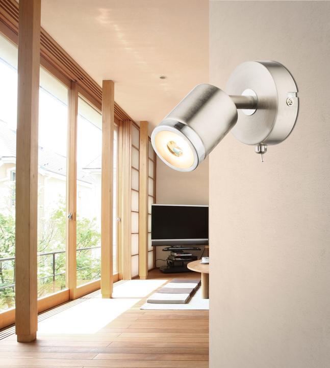 Produktbild Globo LED Strahler nickel matt 1xLED (380 lm)