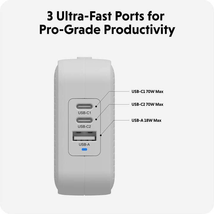 Actual product image Targus HyperJuice USB-C Charger (70 W)