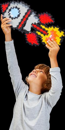 Produktbild Plus-Plus 500 Kreativ Bausteine Puzzle Rakete (500 Teile)