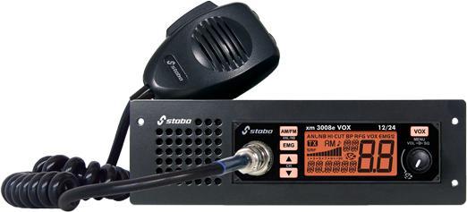 Stabo XM3004E-R VOX 12/24 Zwart