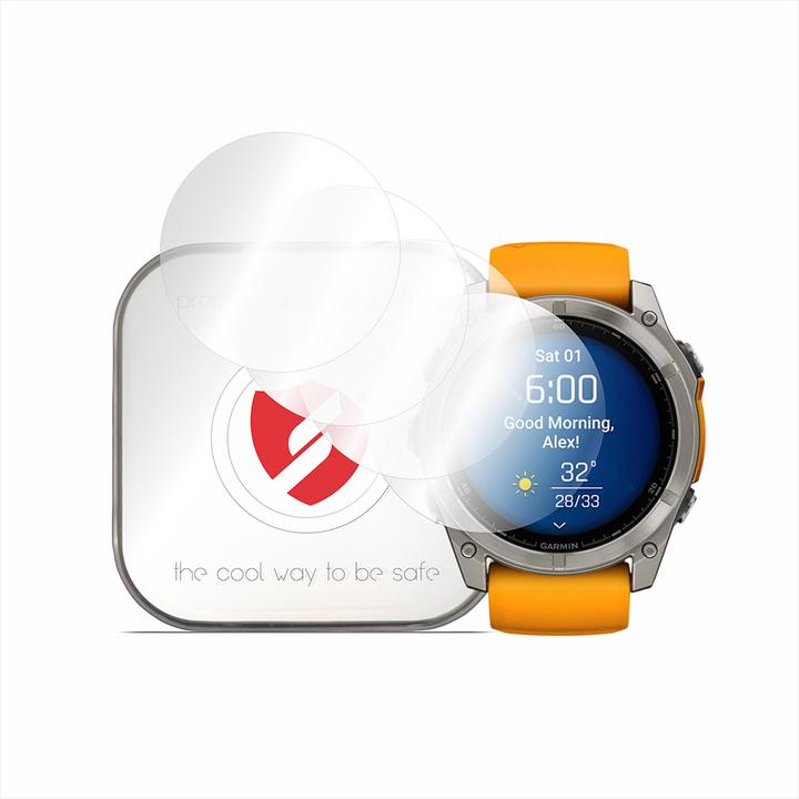 Produktbild Smart Protection - Premium Classic (4 pack) - Garmin Fenix 8 51mm - Clear