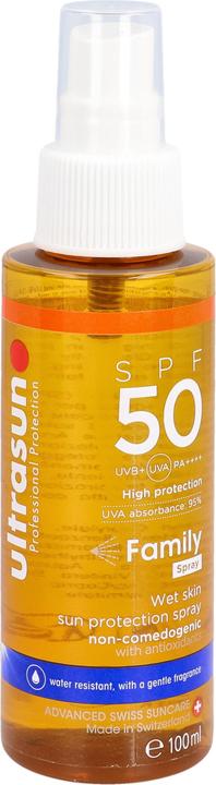 Ultrasun Family Wet Skin SPF50 Spr 100ml (Sonnenspray, SPF 50, 100 ml)