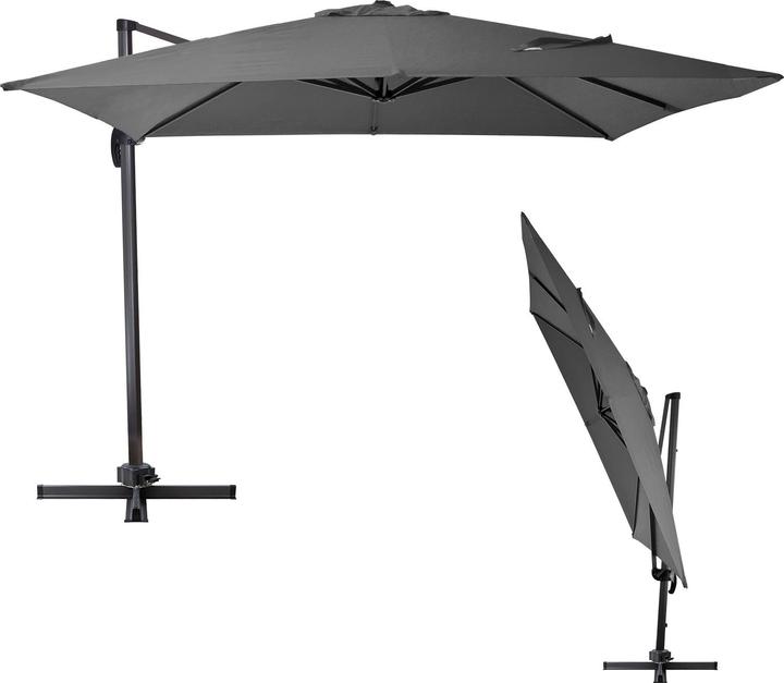 Immagine prodotto Dema Ombrellone Verona Grigio XL 340x300x275cm (3 m)