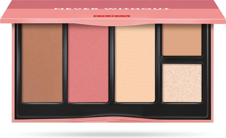 Pupa Milano All in one Face Palette Medium Skin (00, Highlighter, 15.20 g)