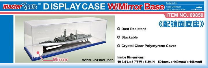 Image du produit Master Tools Boîtier d'affichage avec base miroir 501x149x146mm WxL