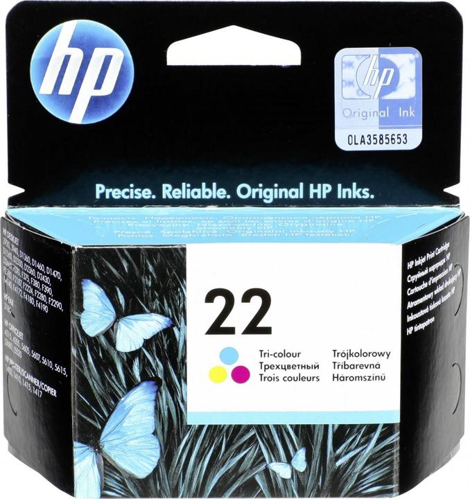 Productafbeelding HP 22 Tri-colour Inkjet (M, Y, C)