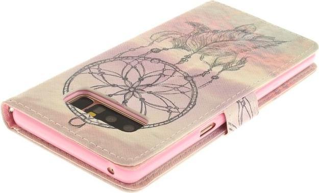 Produktbild Leder Bookcover Hülle mit Muster (Samsung Galaxy Note 8)