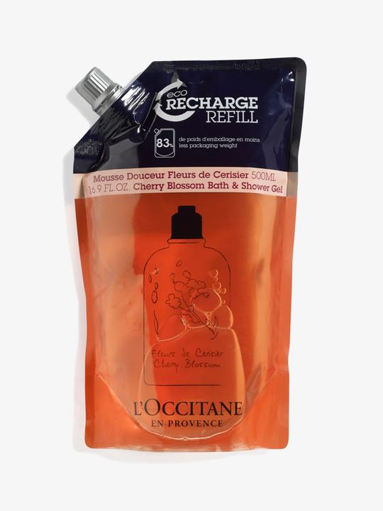 Immagine prodotto L'Occitane Confezione di ricarica di gel doccia ai fiori di ciliegio (500 ml)