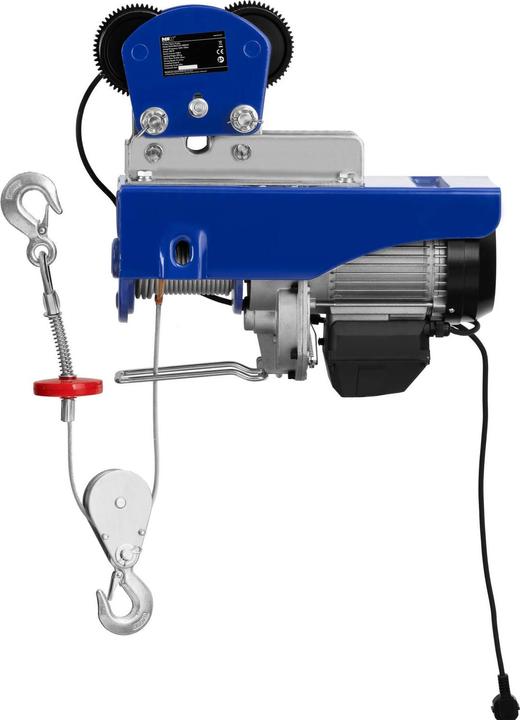 Produktbild MSW Laufkatze elektrisch Rollfahrwerk für Seilzüge Flanschbereich 68 - 110 mm 1600 W