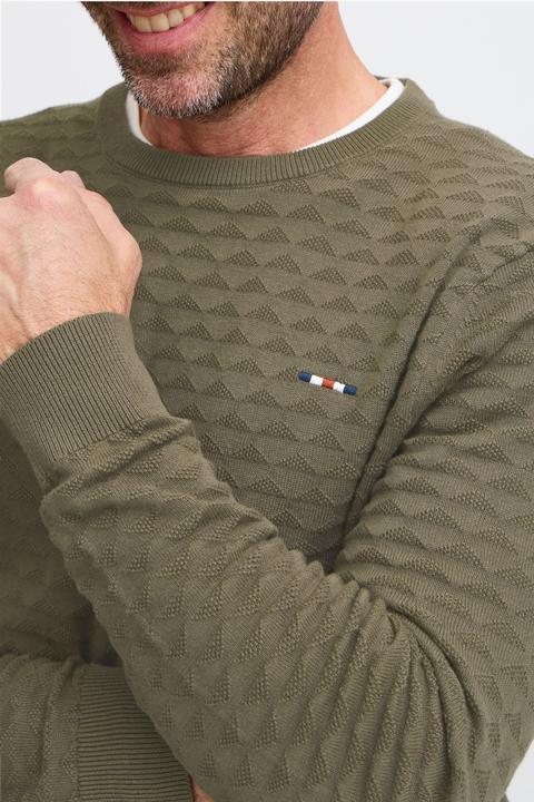 Actual product image FQ1924 FQKYLE structure crewneck knit 21900700 (L)