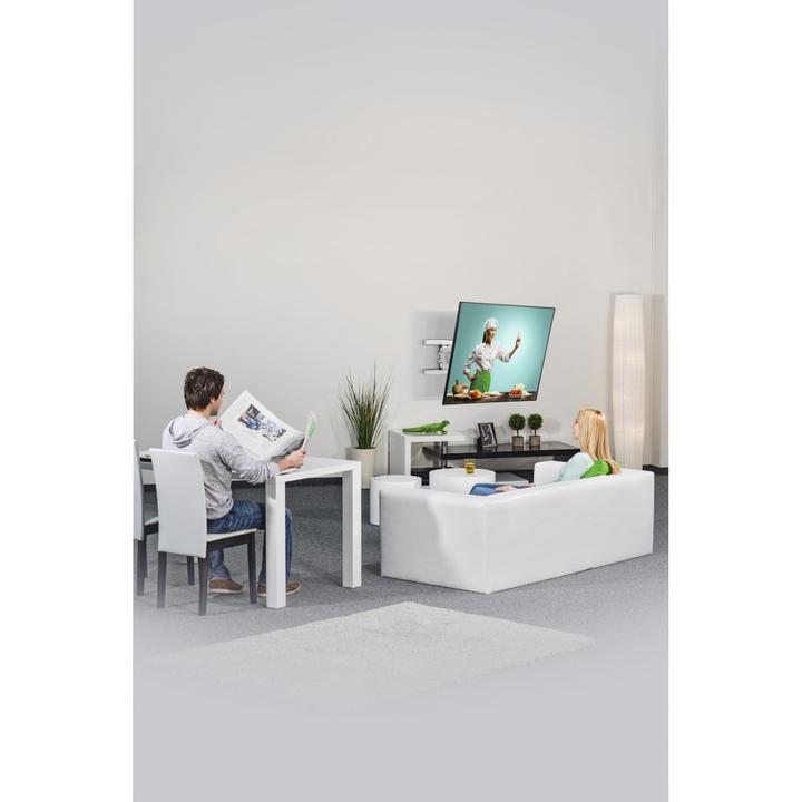 Image du produit Hama Support TV mural, pivotant, inclinable, extensible, 229 cm (90") à 75 kg (Mur, 90", 75 kg)