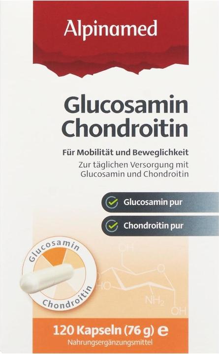 Actual product image Alpinamed Glucosamine Chondroitin (120 Piece, Capsules, 120 g)