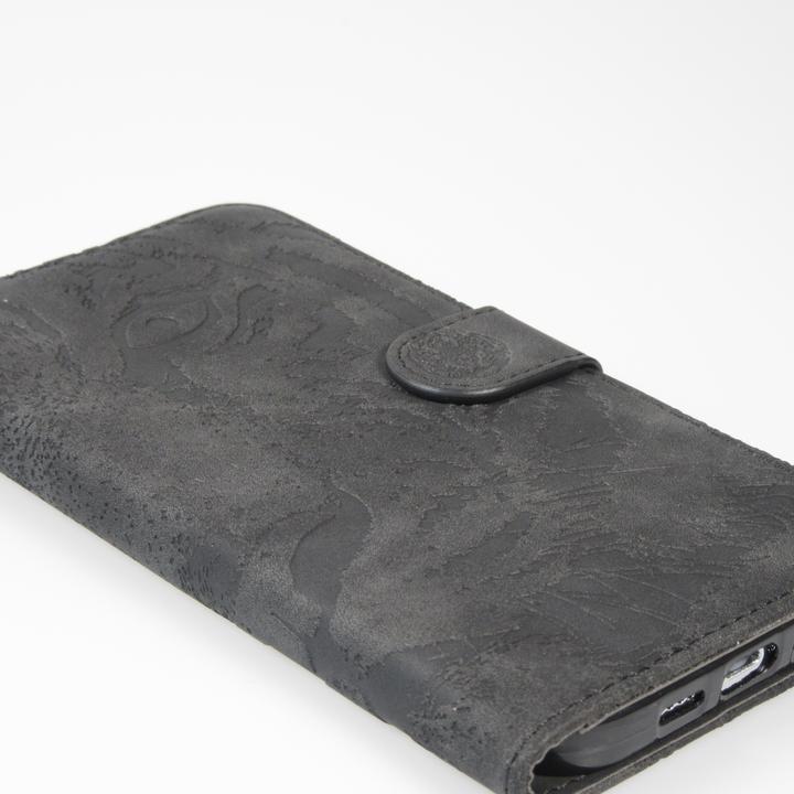Image du produit PhoneLook Fourre Flip 3D en similicuir Oeil du tigre (Apple iPhone 14 Plus)
