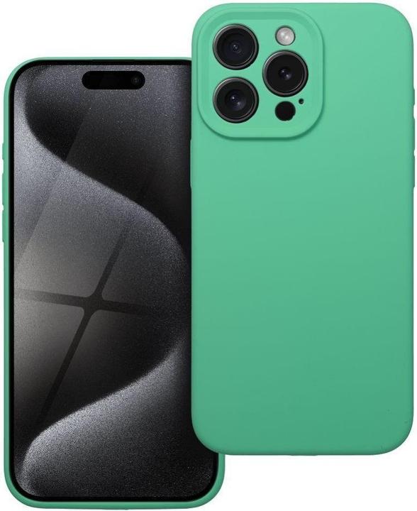 Immagine prodotto OEM Back panel cover Case SILICONE 2mm for IPHONE 15 Pro Max mint (Apple iPhone 15 Pro Max)