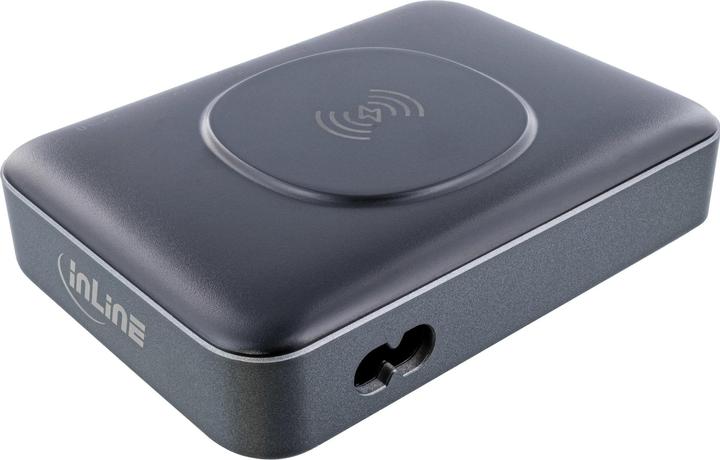 Immagine prodotto InLine Qi Powerstation Multiport, alimentatore, caricatore, 4x USB Tipo-C, 2x USB Tipo-A, GaN, 100W, cavo (100 W)