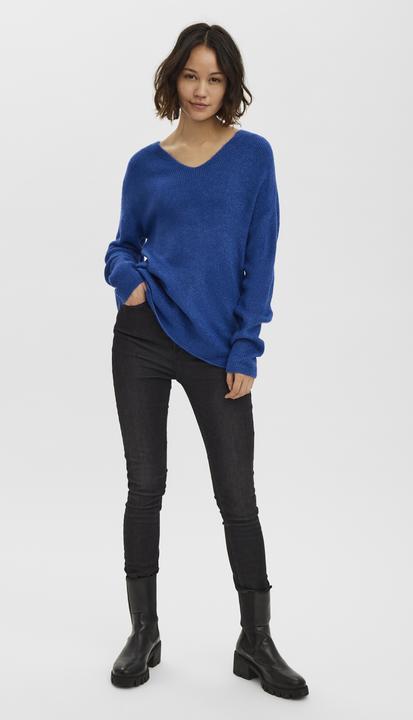 Actual product image Vero Moda Vmcrewlefile Ls V-Neck Blouse Noos (XS)