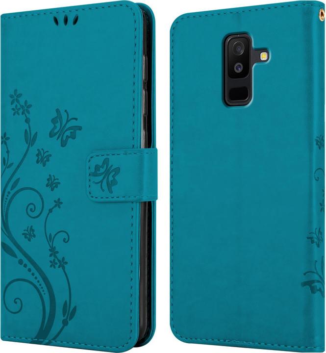 Produktbild Cadorabo Flower Book Cover (Samsung Galaxy A6+)
