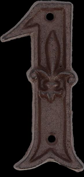 Produktbild Esschert Design Hausnummer 1 aus Gusseisen