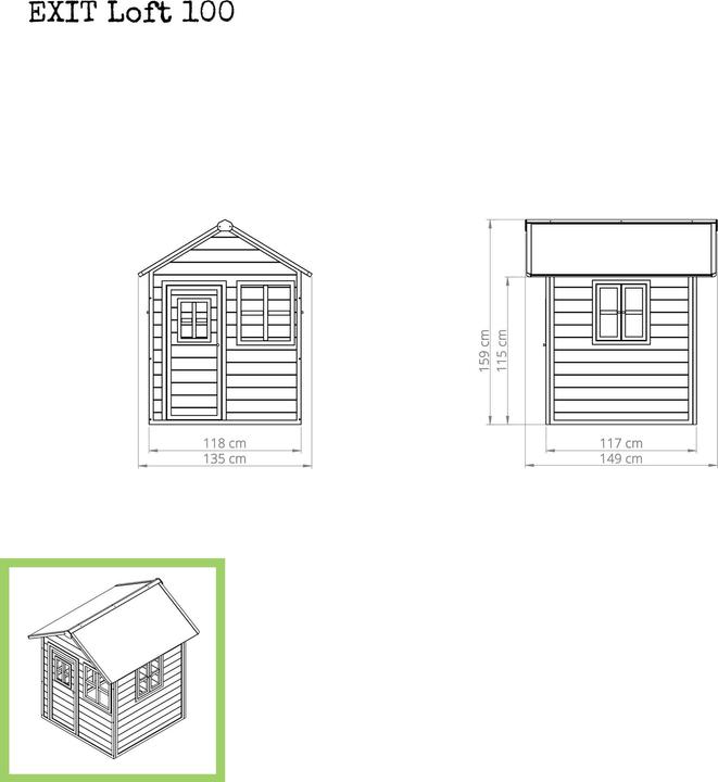 Actual product image Exit Loft 100