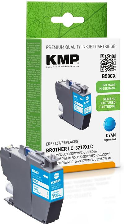 KMP Tinte ersetzt LC3219XLC (C)