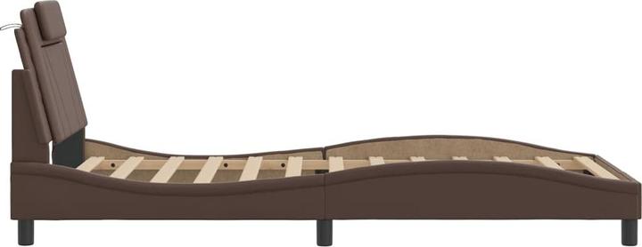 Produktbild VidaXL Bettgestell mit LED Kunstleder (100 x 200 cm)