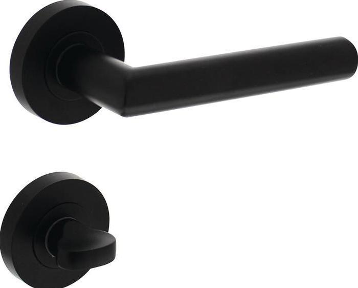 Intersteel Rosette set 0023.169510 stainless steel sw round SK/OL DIN left / right D/D (Door set)